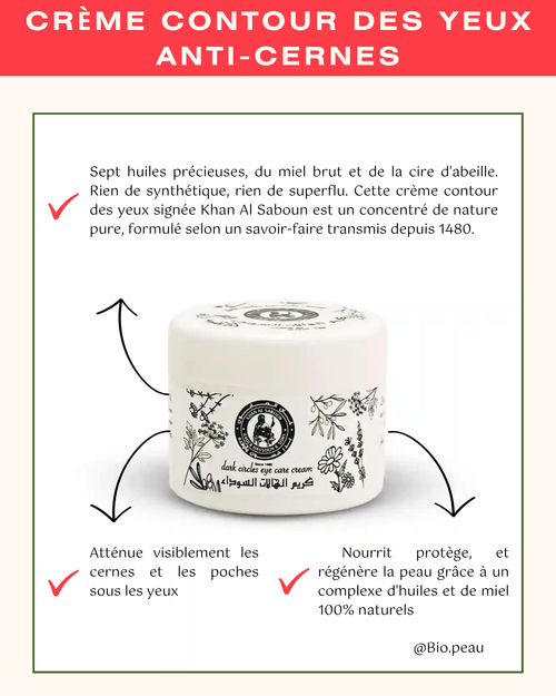 Crème contour des yeux anti-cernes 30g