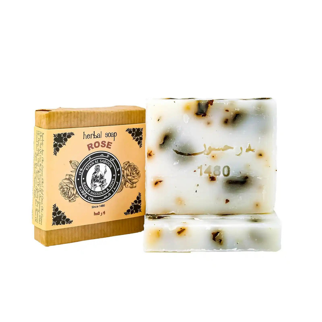 Savon aux herbes à la rose 80g
