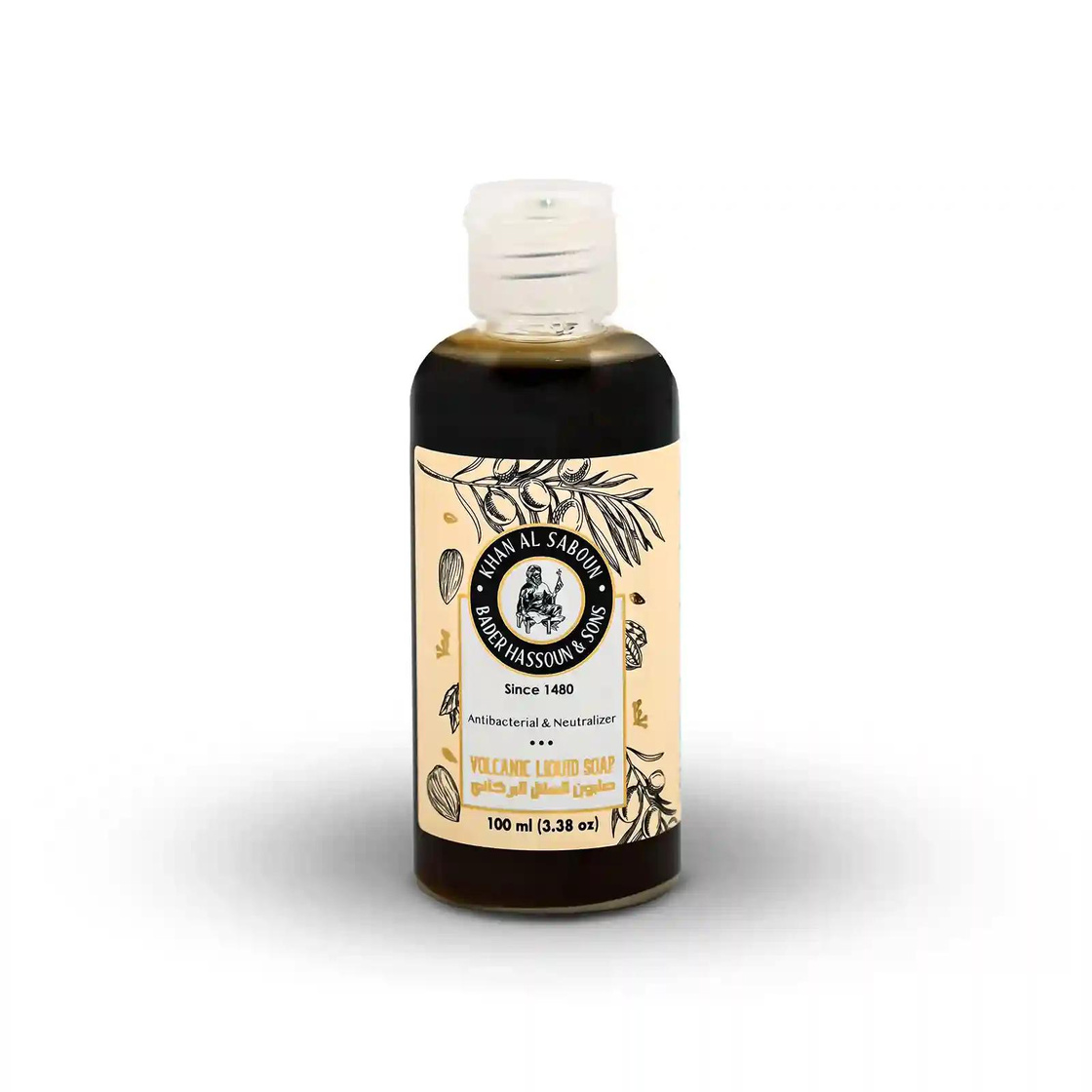 Savon liquide volcanique - peaux grasses et dermatite 100ml