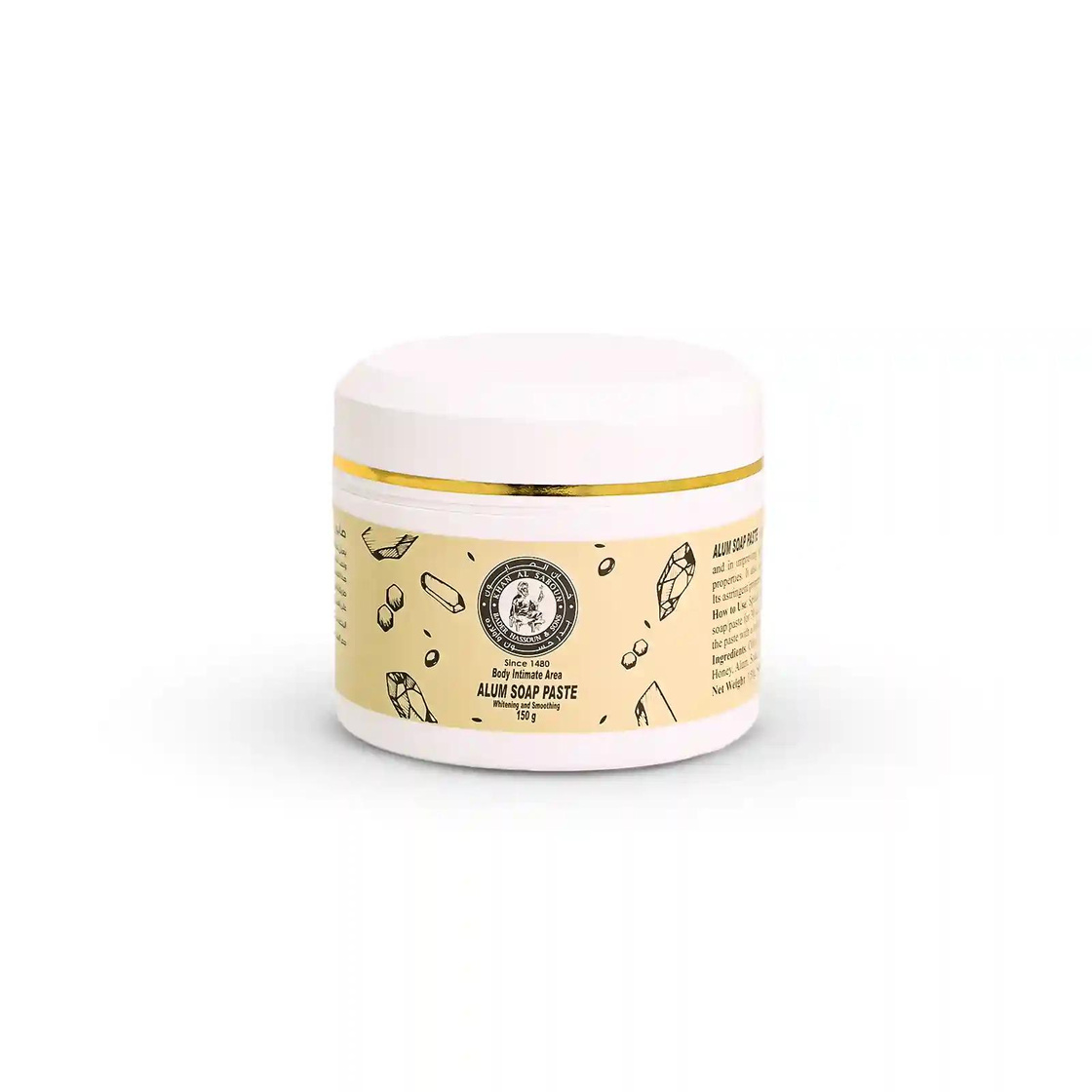Pâte savonneuse à l'alun de roche 150g